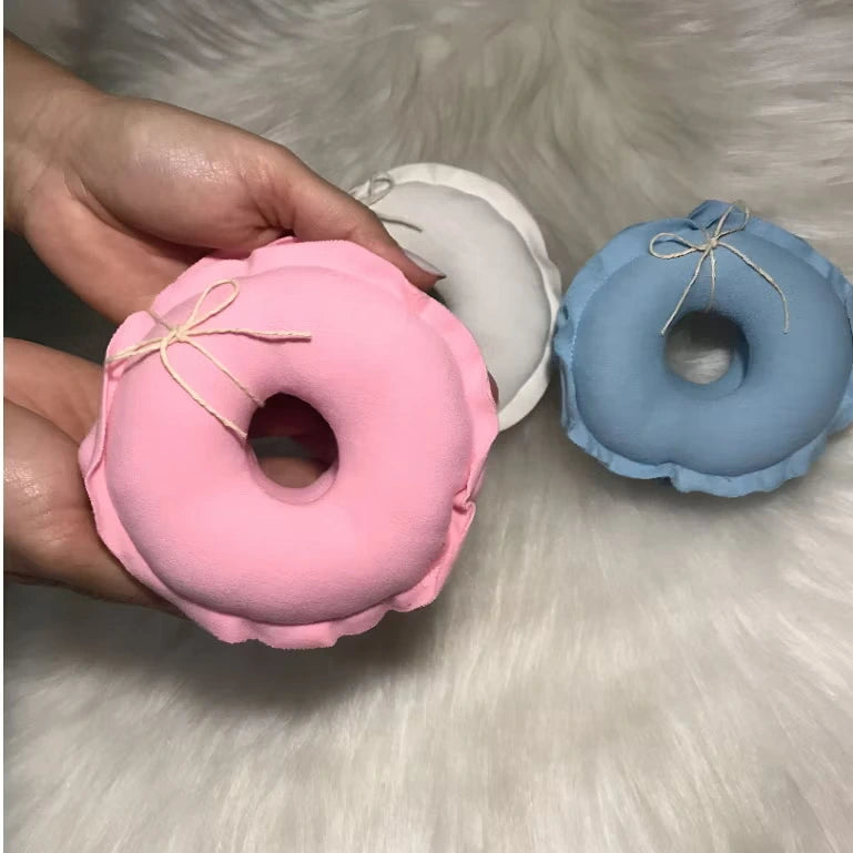 Rosquinha Absorvente Amamentação 100% Algodão Kit com 3