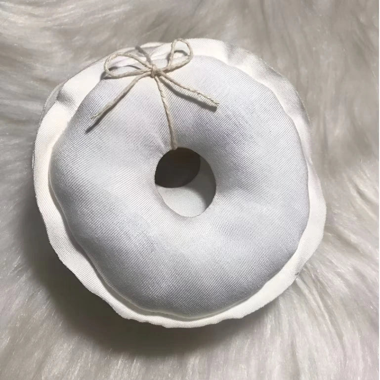 Rosquinha Absorvente Amamentação 100% Algodão Kit com 3