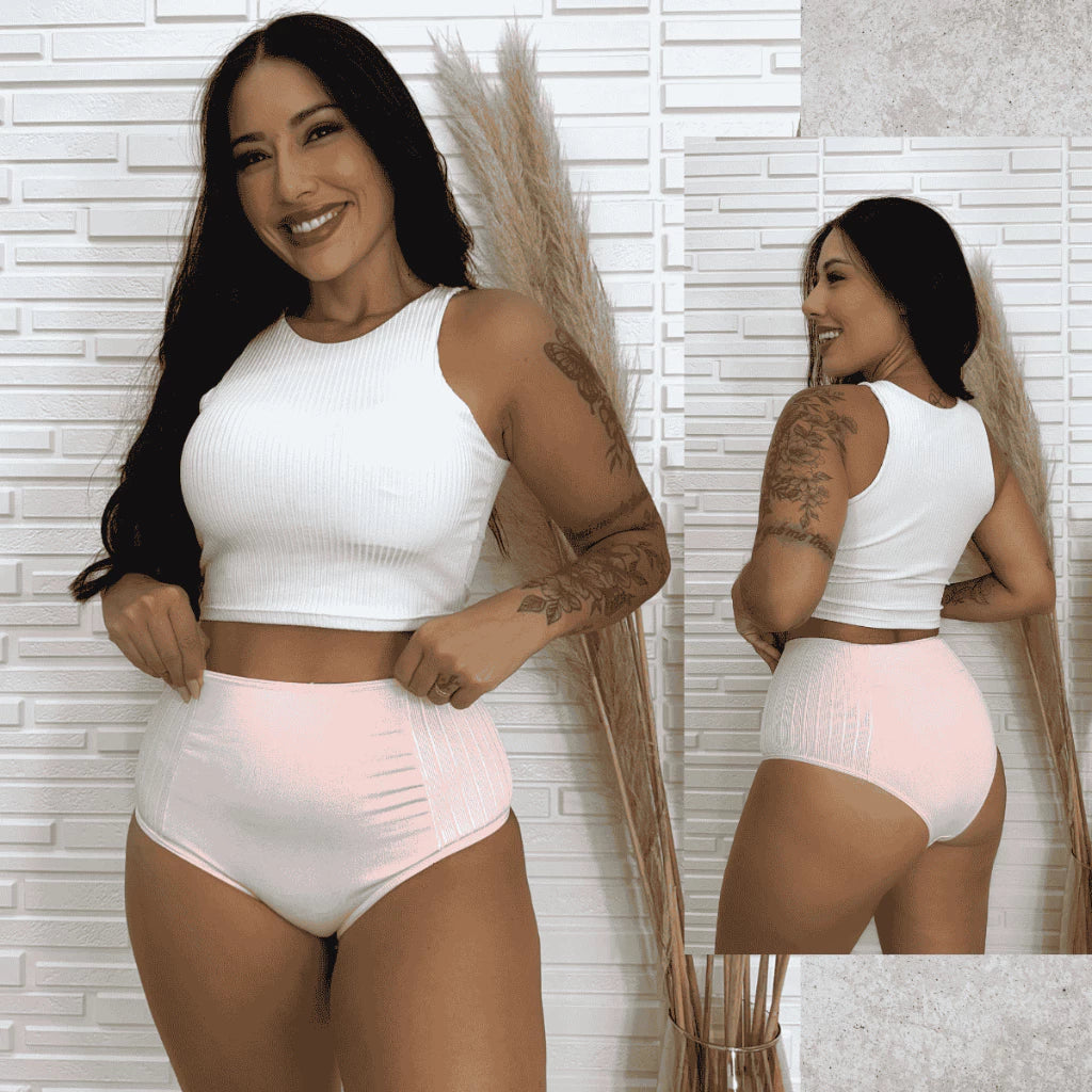 Conjunto 5 Calcinhas Pós parto Anti Culote Sortidas