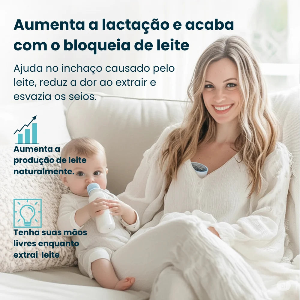 Bomba Elétrica de Extrair Leite BeMom 2.0