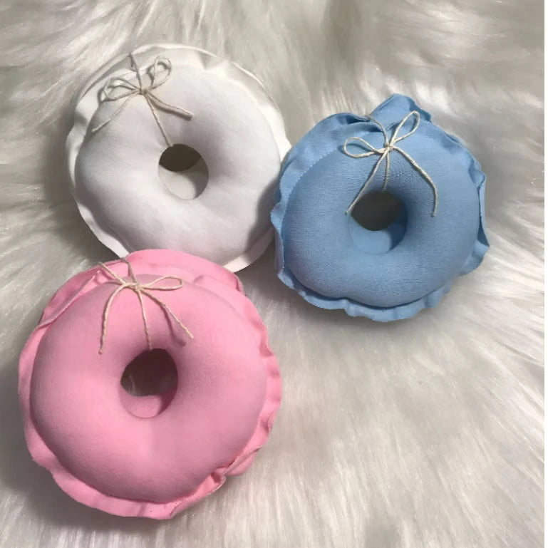 Rosquinha Absorvente Amamentação 100% Algodão Kit com 3