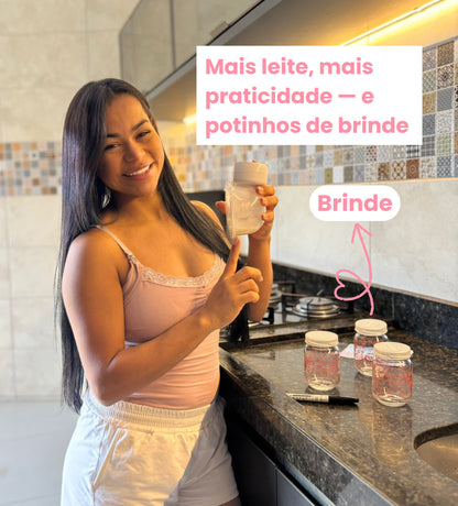 Bomba Elétrica de Extrair Leite BeMom 2.0