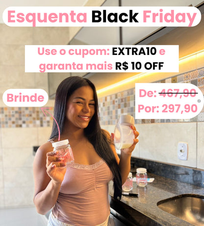 Bomba Elétrica de Extrair Leite BeMom 2.0