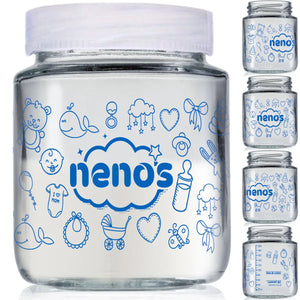 Pote de Armazenar Leite BeMom Nenos Kit com 3